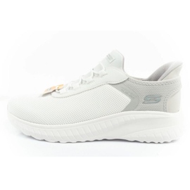 Buty Skechers Bobs Squad Slip-INS 118303/OFWT białe 7