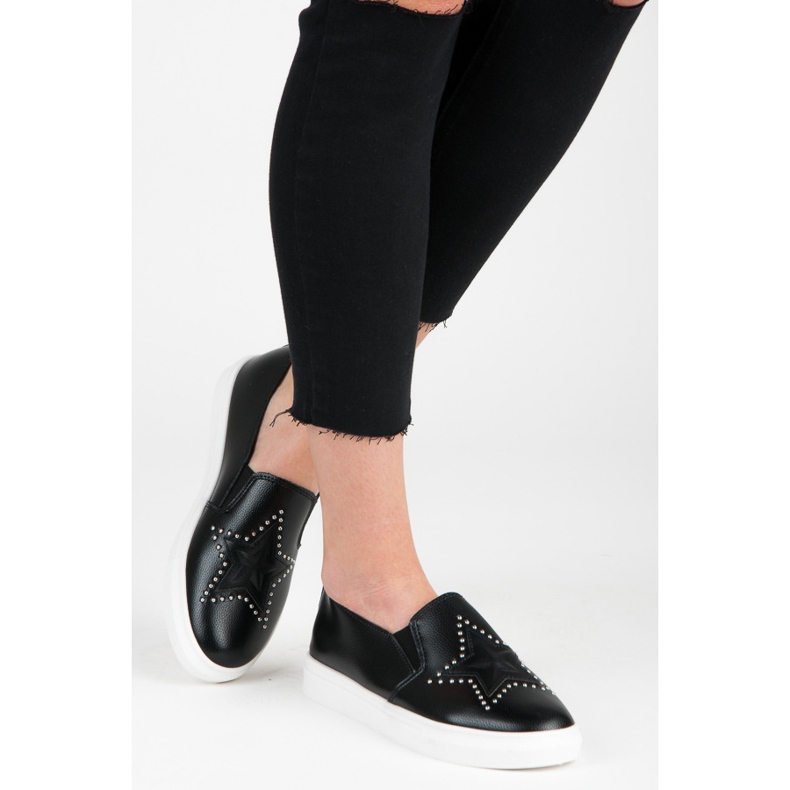 Czarne slipony z gwiazdą 1