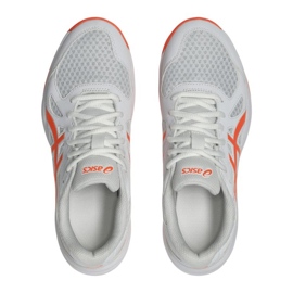 Buty do siatkówki Asics Upcourt 6 1072A107 102 białe 9