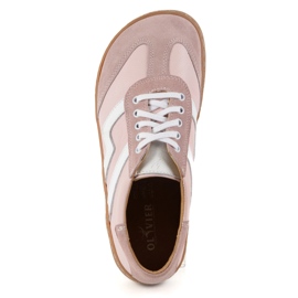Buty barefoot damskie skórzane Olivier Eliza różowe 9