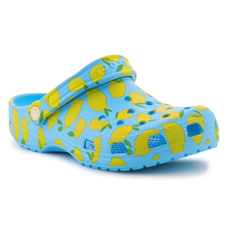 Klapki Crocs Classic Fresh Fruits Clog 211008-4WD niebieskie 1