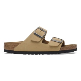 Klapki Birkenstock Arizona Bs Birko-Flor Nubuk 1029170 beżowy 2