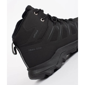 Vico Czarne wysokie trekkingowe buty męskie 2