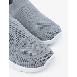 Buty sportowe wsuwane szare 6