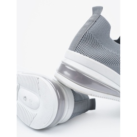 Buty sportowe wsuwane szare 2