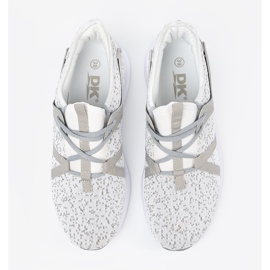 Buty sportowe biało-szare białe 3