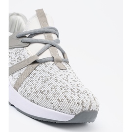 Buty sportowe biało-szare białe 5