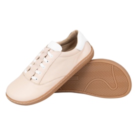 Sneakersy barefoot damskie Maja Olivier – anatomiczne buty skórzane pudrowy róż różowe 6