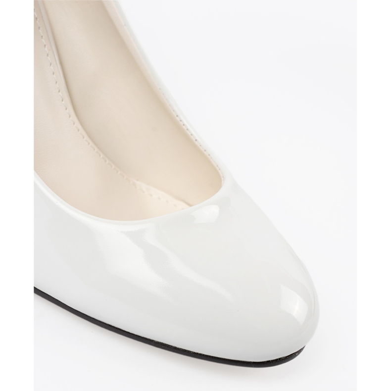 Seastar Białe czółenka lakierowane 1