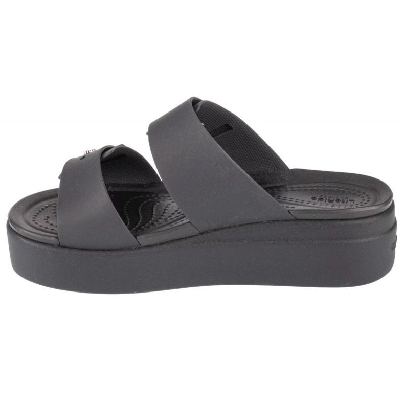Klapki Crocs Brooklyn Low Wedge Sandal 207431-001 czarne 1