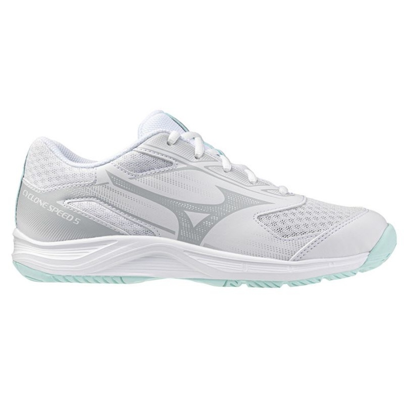 Buty do siatkówki Mizuno Cyclone Speed 5 V1GC258045 białe 1