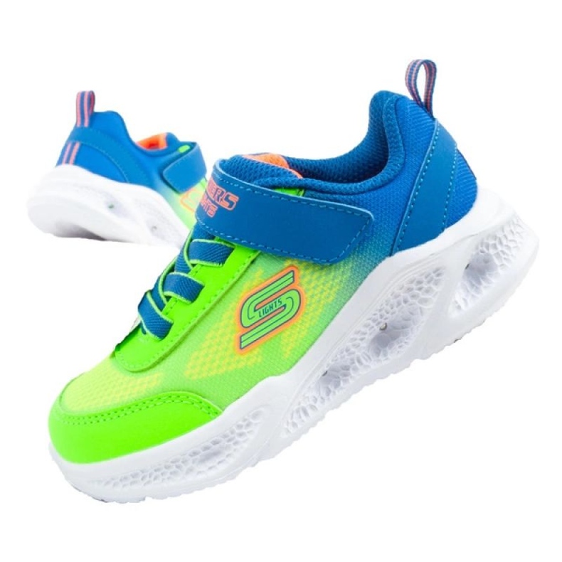 Buty Skechers S Lights  401495N/BLLM niebieskie 1