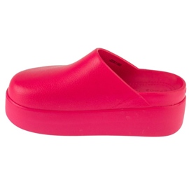 Klapki Crocs Dylan Platform Clog W 209869-6ZQ różowe 1