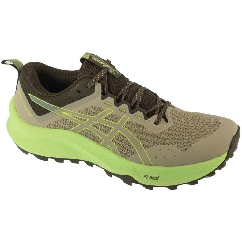 Buty do biegania Asics Trabuco Terra 3 M 1011C152-301 zielone 1