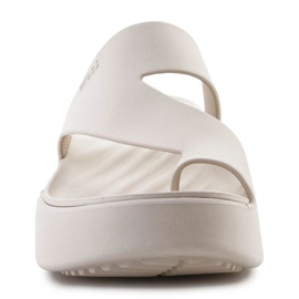 Japonki Crocs Getaway Platform Toe Loop 210834-0LH beżowy 2