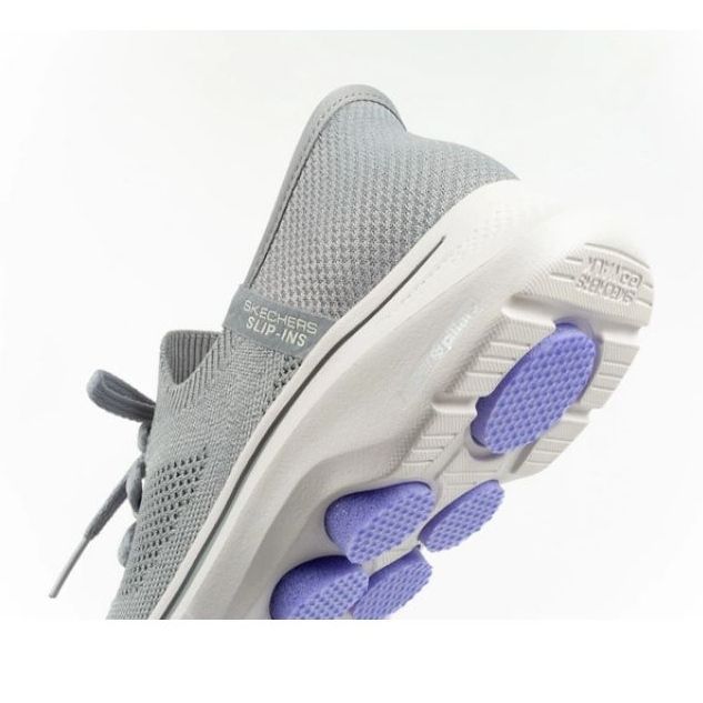 Buty Skechers Go Walk 7-Via 125213/GYLV szare 6