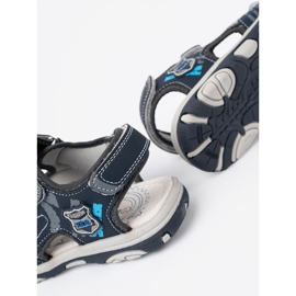 Shelvt Granatowe sandałki dziecięce 1