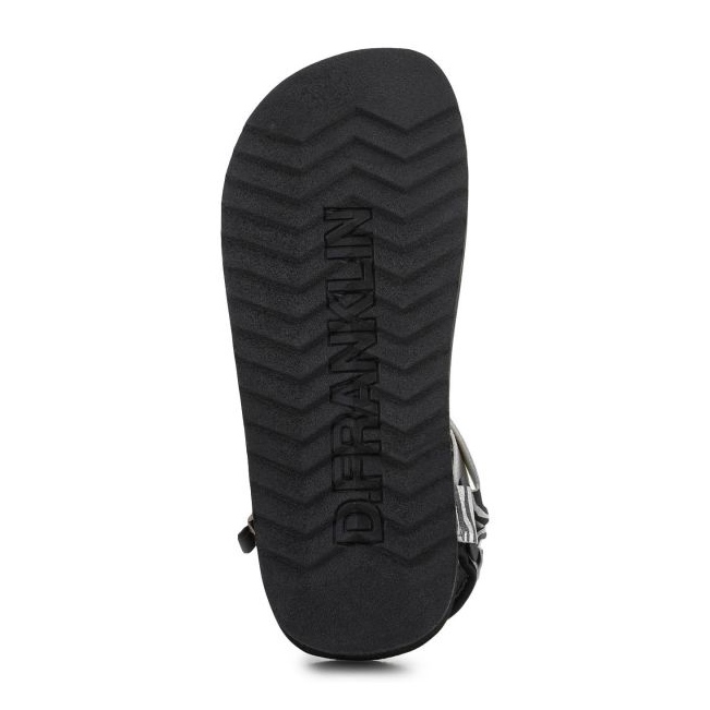 Sandały D.Franklin Forest High Strips Animal Print  DFSH404002-ABLA czarne 4