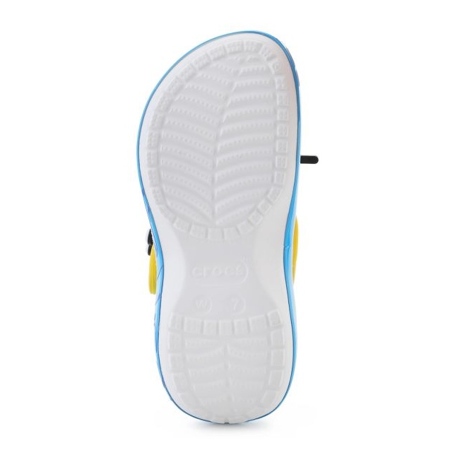 Damskie klapki Crocs Smurfs Platform clog 210822-90H białe 7