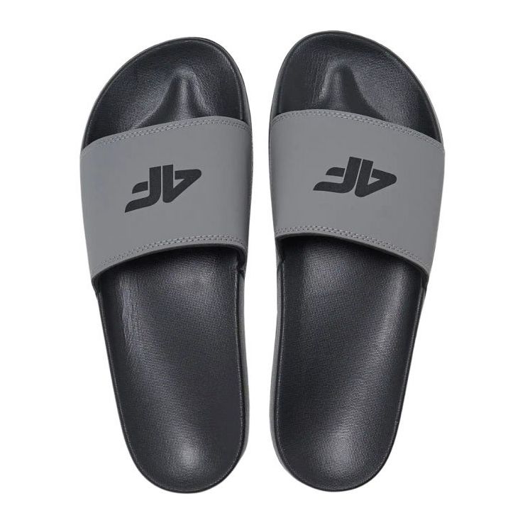 Klapki męskie 4F M011 4FRMM00FSLIM011 25S szare 3