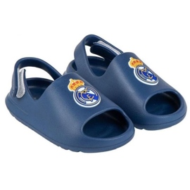 Sandały Real Madryt beach pool flip flops blue eva Jr 2300006792N niebieskie 1