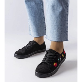 Czarne trampki Kailey 1