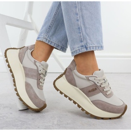 Buty Filippo na grubej platformie W DP6785 PAW637A 2