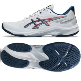 Buty Asics Netburner Ballistic Ff 4 M 1051A088 101 białe 1