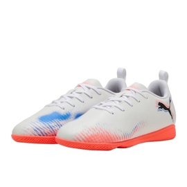 Buty piłkarskie Puma Future 8 Play It Jr 108627 01 białe 2