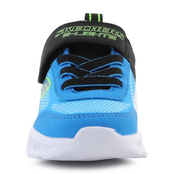 Buty Skechers Meteor-Lights - Krendox Jr 401495N-BKBL niebieskie 2
