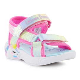Sandały Skechers S-Lights Unicorn Dreams Sandal-Majestic Bliss Jr 302682N-PKMT różowe 1