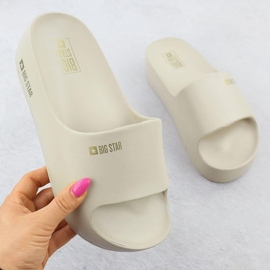 Klapki na platformie Big Star W SS274722 INT2155B 1