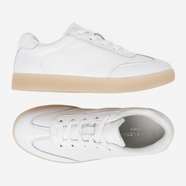 Sergio Leone Sneakersy damskie białe 1