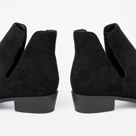 Seastar Czarne botki z wycięciami 1