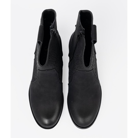 Seastar Ażurowe czarne botki 2