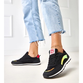 Czarne sportowe sneakersy Caviour 2