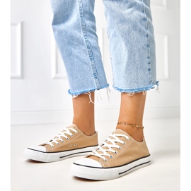 Brązowe klasyczne damskie trampki Zurhat 1