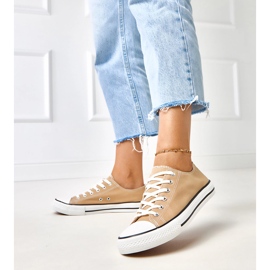 Brązowe klasyczne damskie trampki Zurhat 2