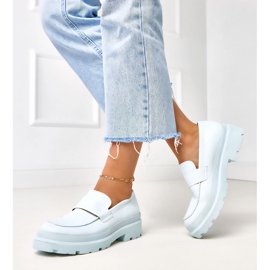 Niebieskie mokasyny z ekoskóry Seraphin 2