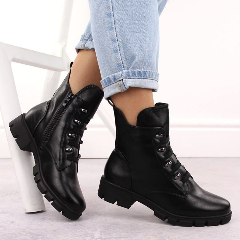 Botki workery ocieplane M.Daszyński W MR23123 SAN46 czarne 2