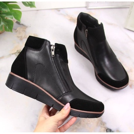 Botki komfortowe ocieplane Filippo W PAW370 czarne 1