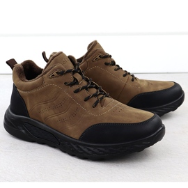 Trapery męskie ocieplane camel Unisoft 25MN16-9275 2