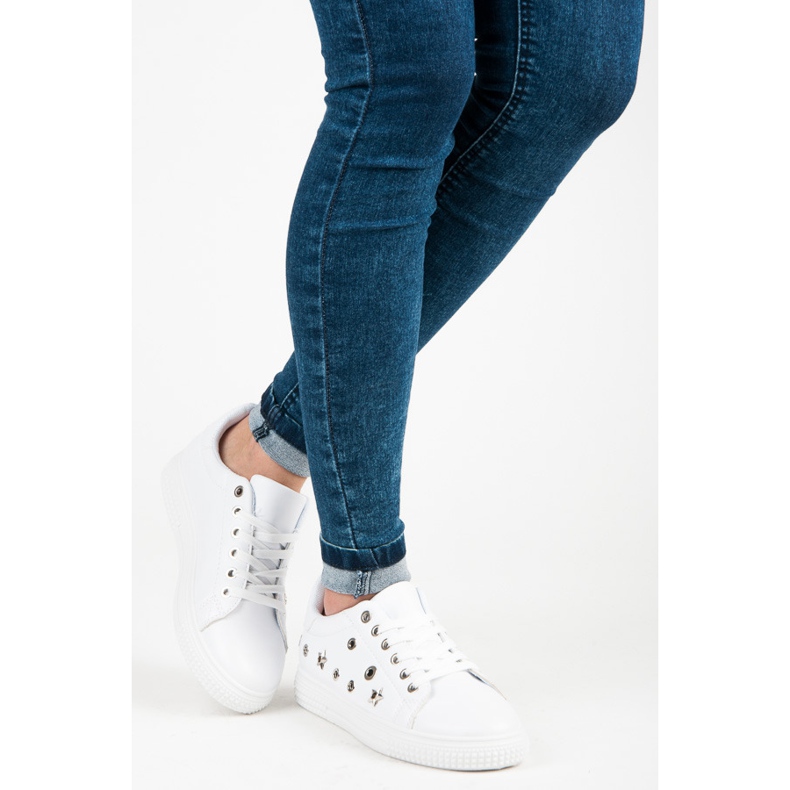 Białe trampki stars 2