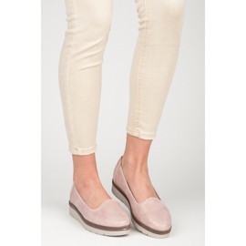 Vinceza Lordsy Na Platformie różowe 2