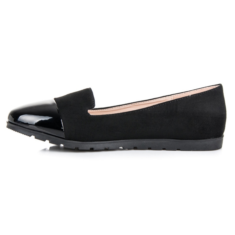 Vinceza Lordsy z lakierowanym noskiem czarne 1