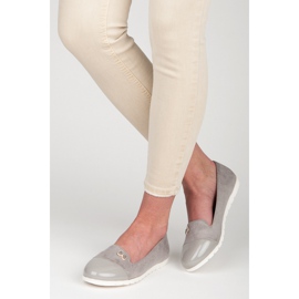 Vinceza Lordsy z lakierowanym noskiem szare 2