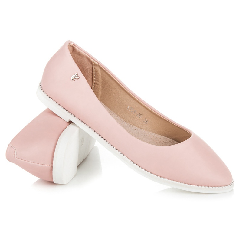 Vices Różowe baleriny z kryształkami 1