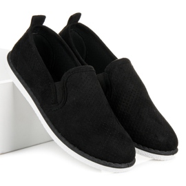 Bestelle Ażurowe slipony czarne 2