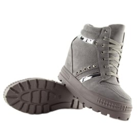 Sneakersy damskie szare AT-0650-L Grey 6