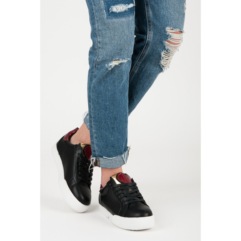 Vices Czarne Trampki Sweet Heart 2